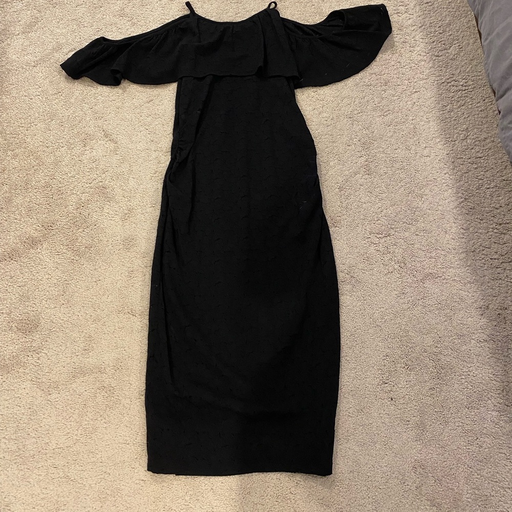 Maternity little black dress